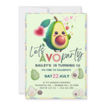 Avocado Birthday Heliga Guacamole Cute Fiesta part