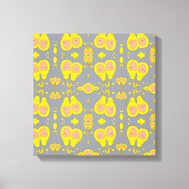Avocado Bliss: Medium Tapet 50x60 Canvastryck (Framsida)