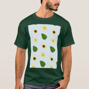Avocado Blommigt Fruits T Shirt