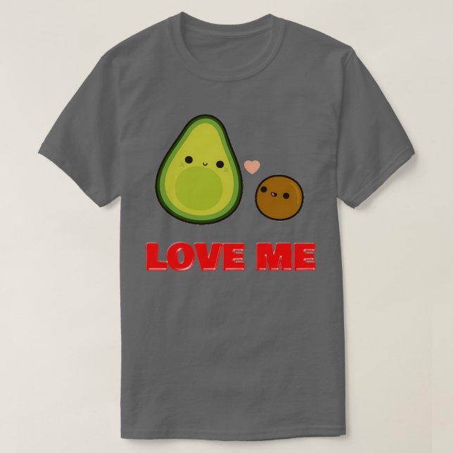 avocado boll kärlek me t shirt (Design framsida)