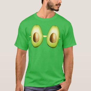 Avocado Bra Funny Fake Brassiere Beach Costume Pun T Shirt