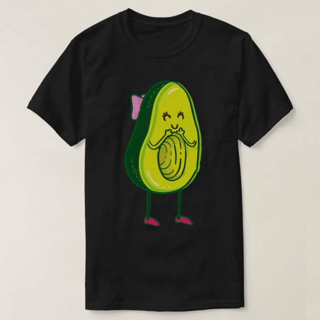 Avocado Bröllop Frieri Giftermål del 1 T Shirt (Design framsida)