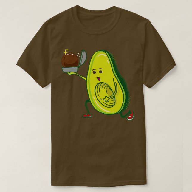 Avocado Bröllop Frieri Giftermål del T Shirt (Design framsida)
