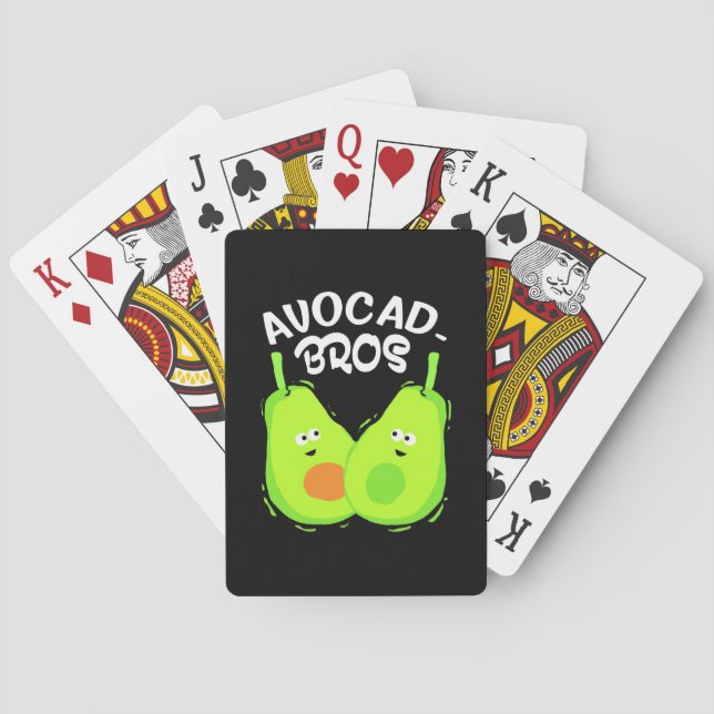 Avocado Brother Casinokort (Baksidan)