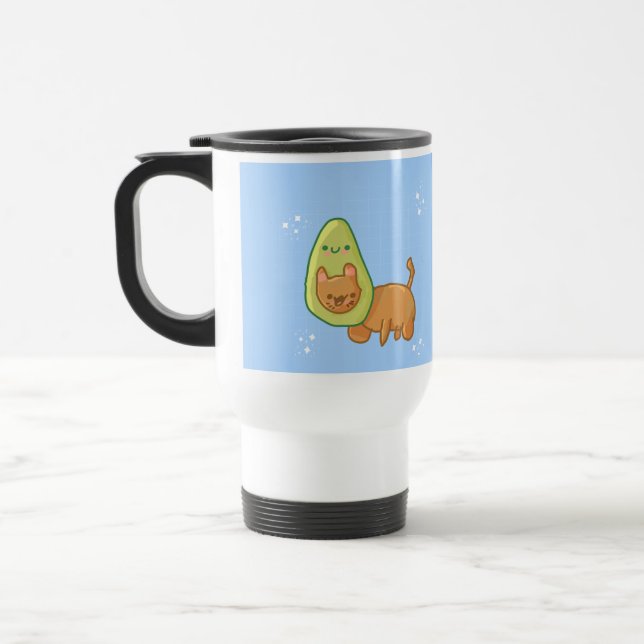 Avocado Cat Mugg (Vänster)