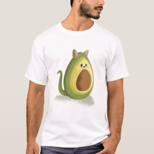 Avocado Cat T Shirt