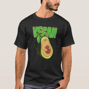 Avocado Cat Vegan Animal Vegetarian T Shirt