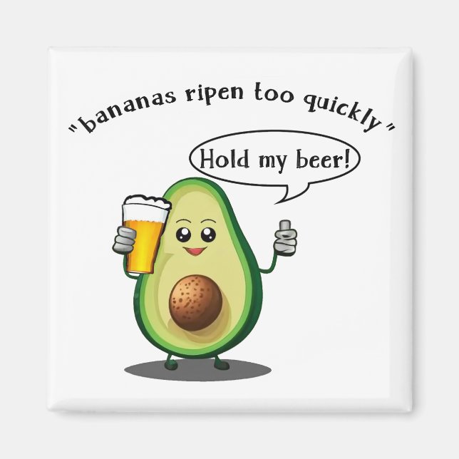 Avocado Challenge Magnet (Framsidan)