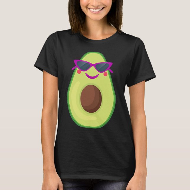 Avocado Costume Funny Halloween for Women Guacamol T Shirt (Framsida)