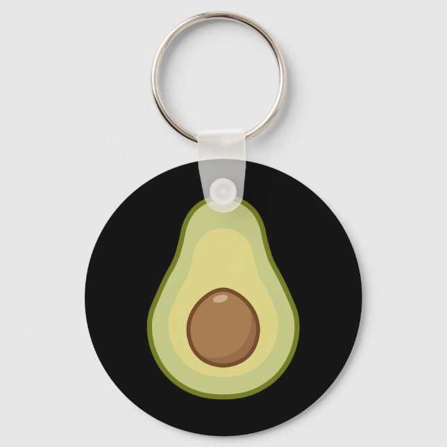 Avocado Costume - Halloween Vegan Nyckelring (Framsida)