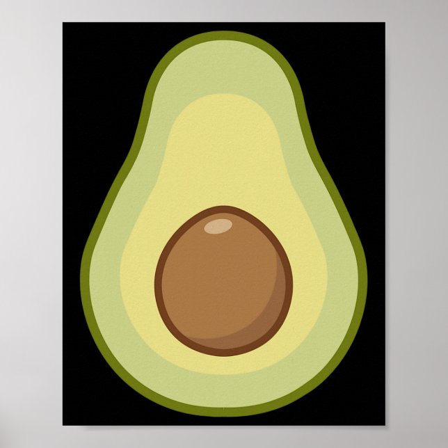 Avocado Costume - Halloween Vegan Poster (Framsidan)