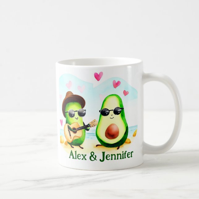 Avocado Couple Kaffemugg (Höger)