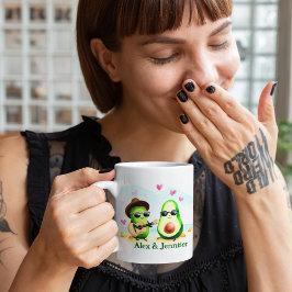 Avocado Couple Kaffemugg