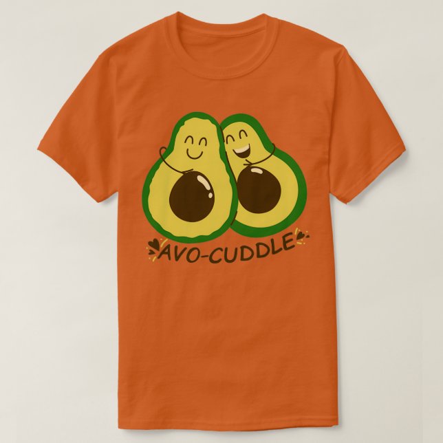 Avocado cuddle t shirt (Design framsida)