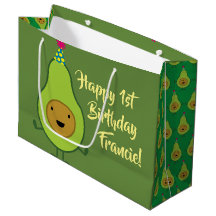Avocado Cute Guacamole1st Birthday Gift Bag