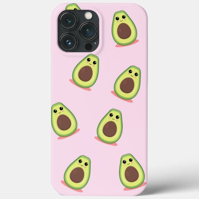 Avocado Cute iPhone/iPad-fall (Baksida)