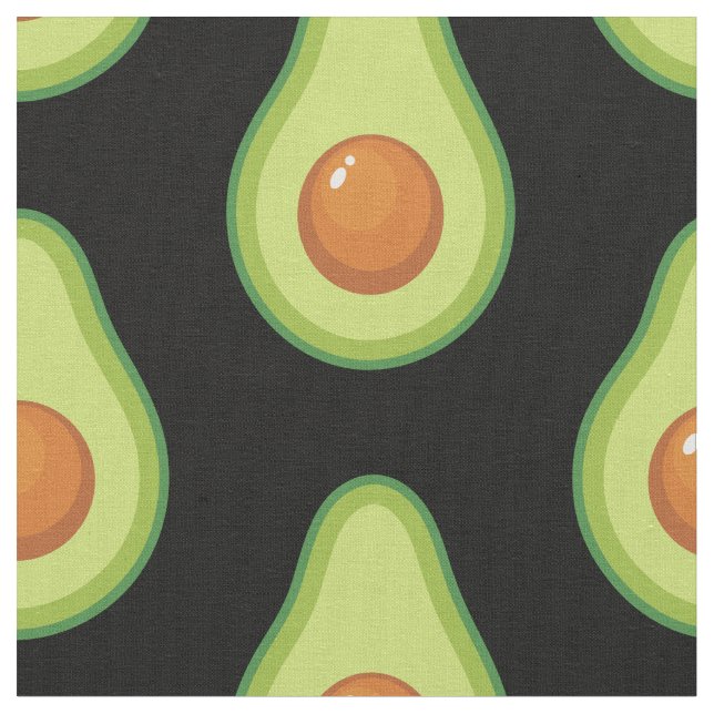 Avocado Cute Vegetables Food Tyg (Närbild)