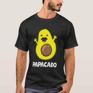 Avocado Dad Vegan Guacamole Avocado Papacado T Shirt