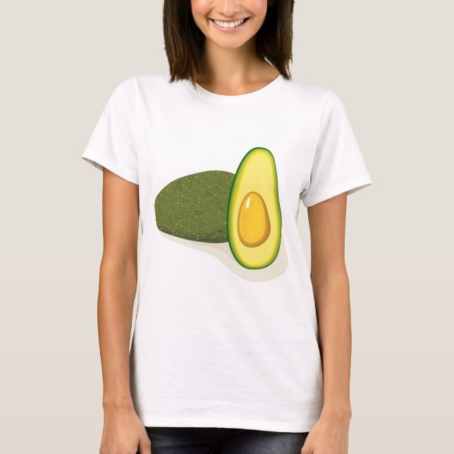 Avocado Dam Basic Tee Shirt (Framsida)