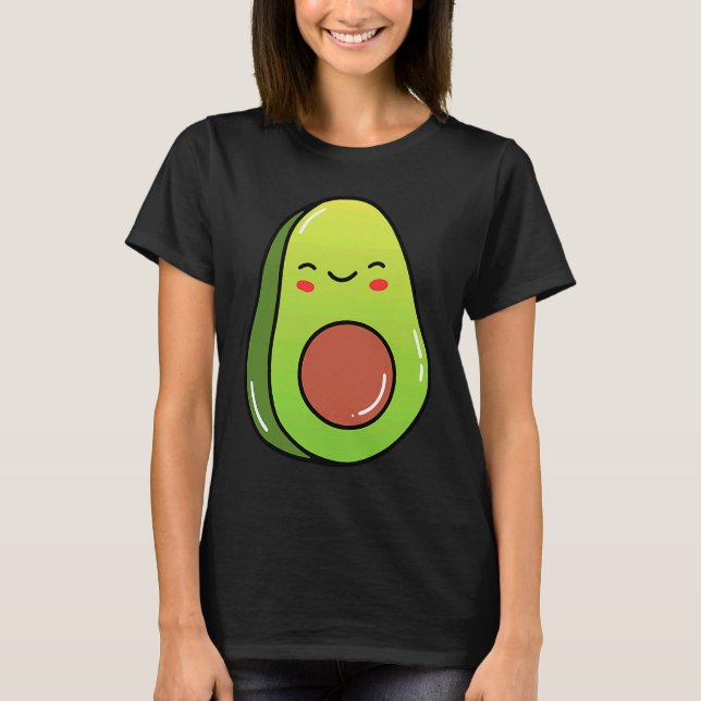 Avocado Dancing Vegetables For Babies And Toddlers T Shirt (Framsida)