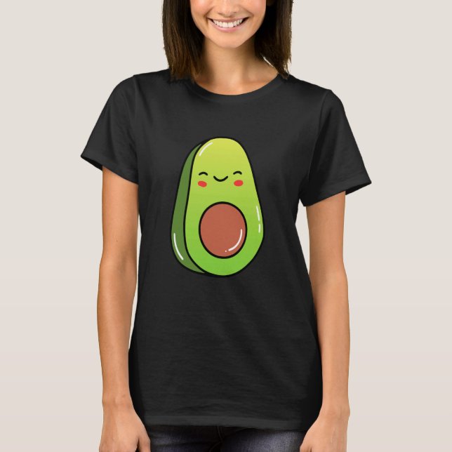 Avocado Dancing Vegetables For Babies And Toddlers T Shirt (Framsida)