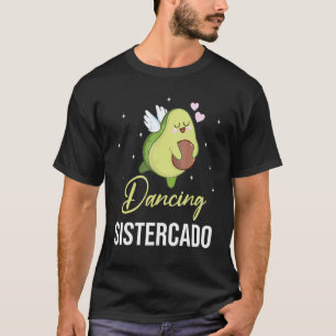 Avocado Dove flyger Lycklig Dag me Dancing Sisterc T Shirt