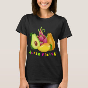 Avocado - Dragon - Fruit - Mango - Papaya Foodie T Shirt