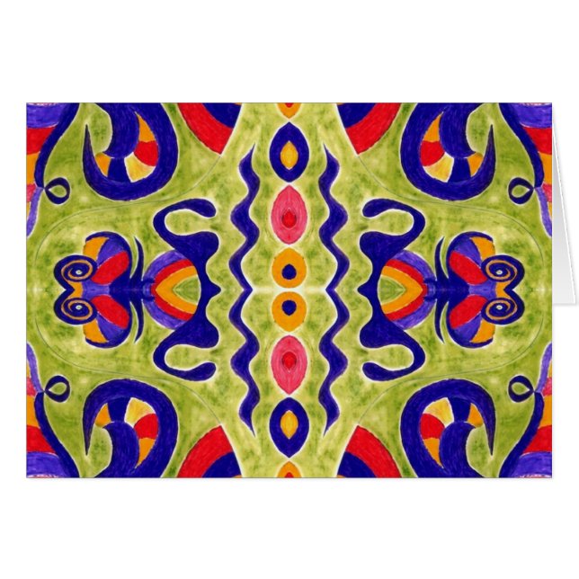 Avocado Dream-hälsningskort Hälsningskort (Framsidan Horizontal)