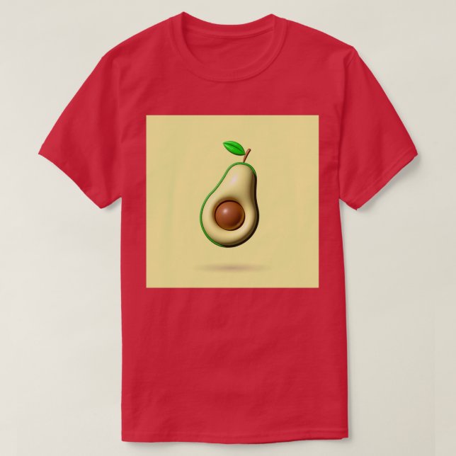 Avocado-dröm T Shirt (Design framsida)