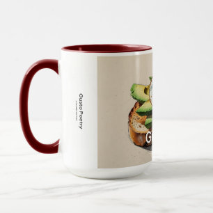 Avocado & Egg Toast Gusto Poetry Mugg