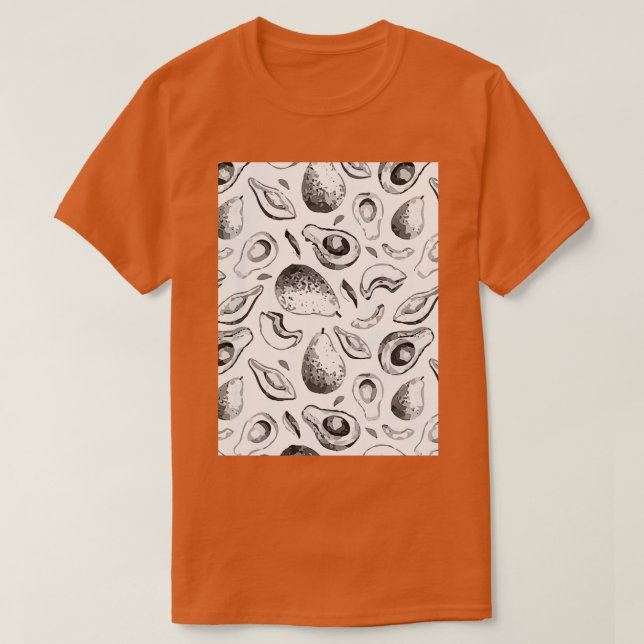 Avocado Exotic Beauty Struktur Classic TShirt T Shirt (Design framsida)