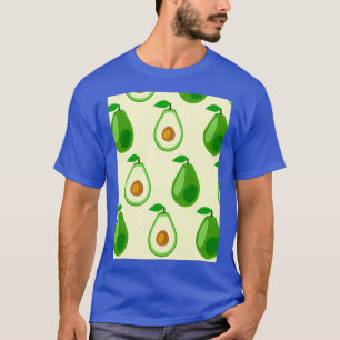 Avocado Exotic Söt Blommigt T Shirt