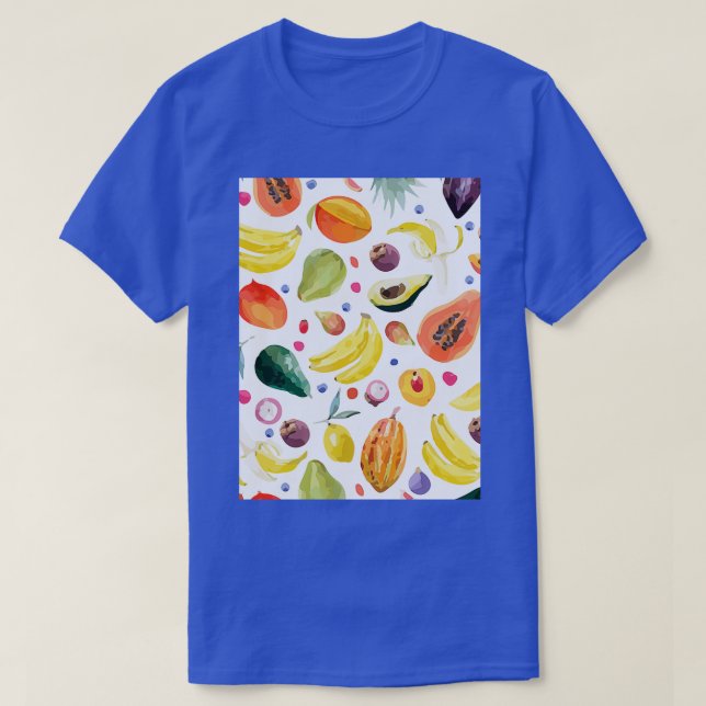 Avocado Exotic Stil Teckning T Shirt (Design framsida)