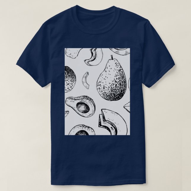 Avocado Exotic Tropical Flavor T Shirt (Design framsida)