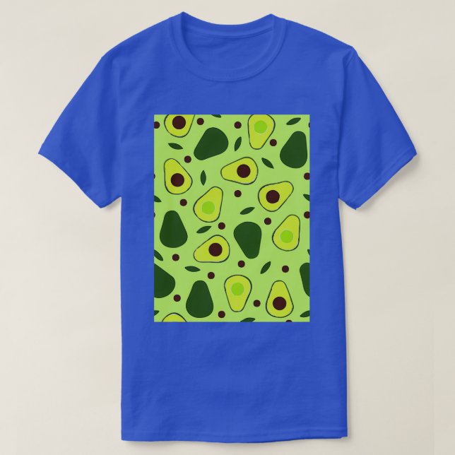 Avocado Exotic Tropik Dekoration T Shirt (Design framsida)