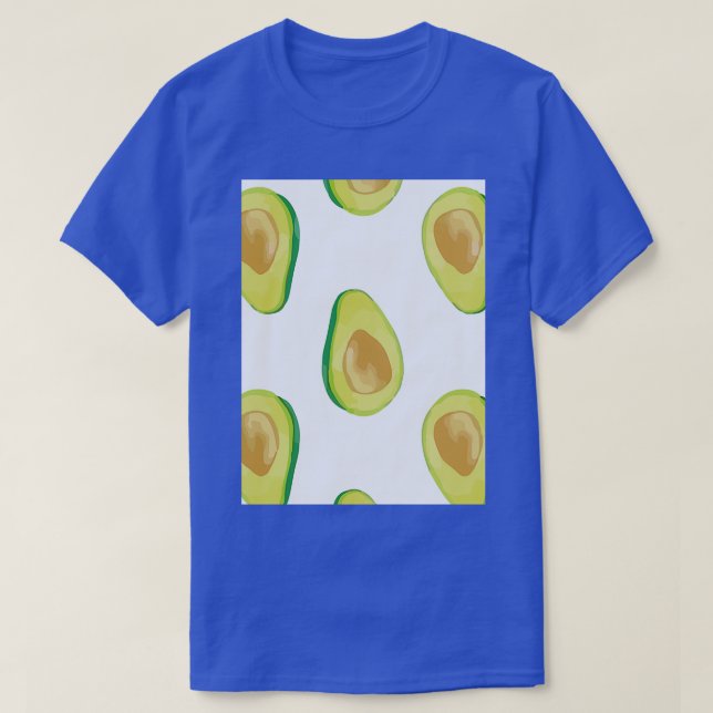 Avocado Exotic Tropik Painting T Shirt (Design framsida)