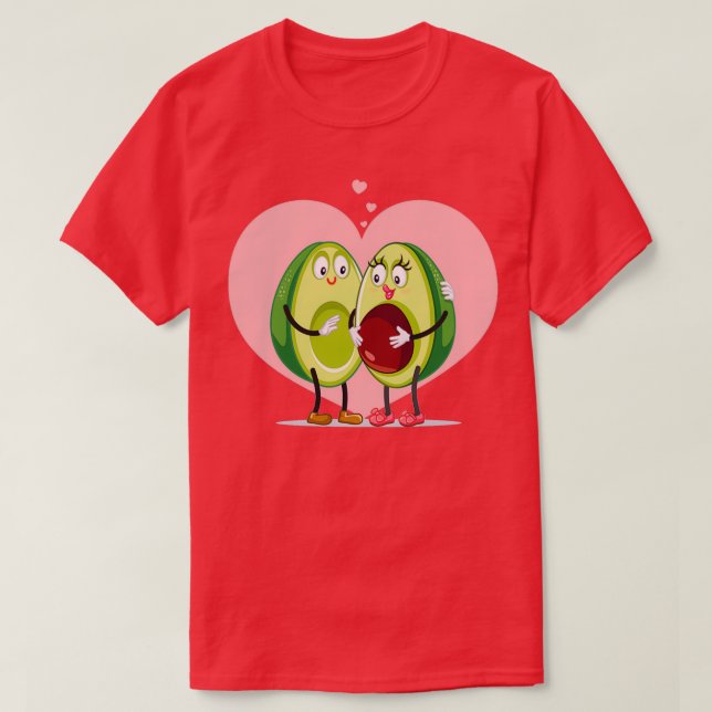 Avocado Family 4 T Shirt (Design framsida)