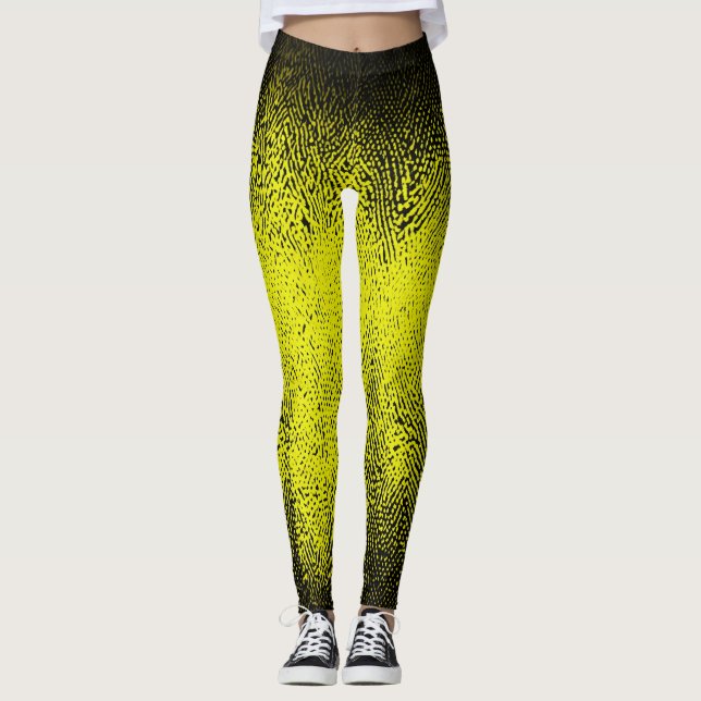Avocado färg legging (Framsida)
