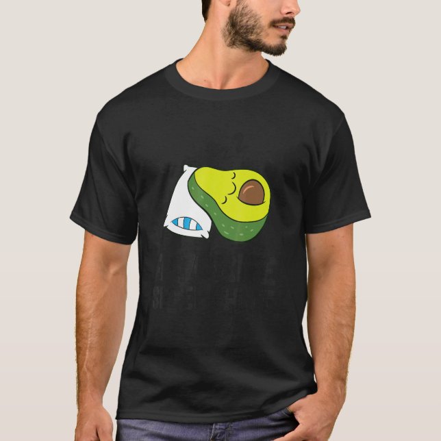 Avocado Favorite Sleep  Avocado Pajama T Shirt (Framsida)