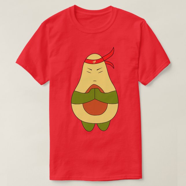 Avocado Fighting T Shirt (Design framsida)