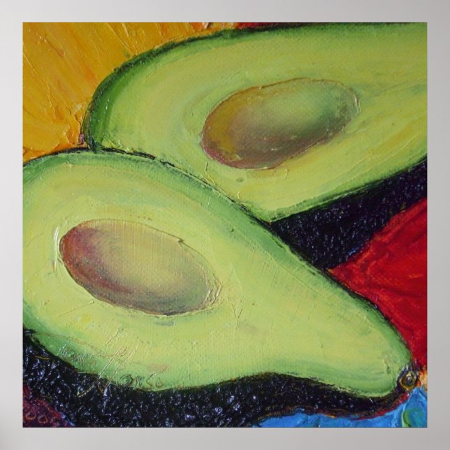 Avocado Fine Art Poster (Framsidan)