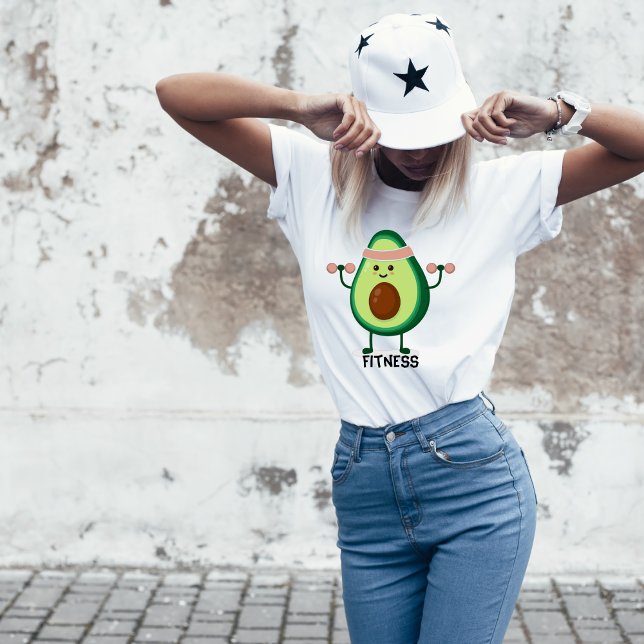 Avocado Fitness T-Shirt för kvinnor (Skapare uppladdad)