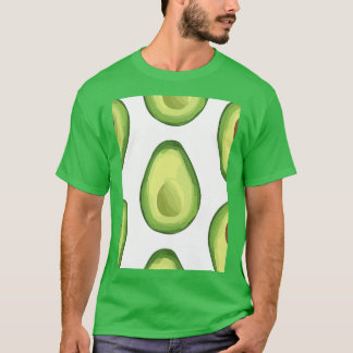 Avocado Flamingo Fruits T Shirt