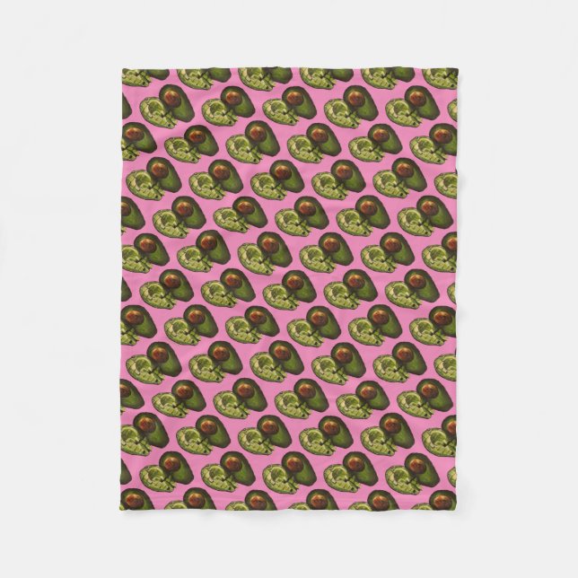 Avocado Fleece Blanket (Framsidan)