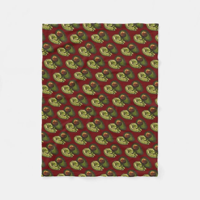 Avocado Fleece Blanket (Framsidan)