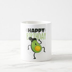 Avocado-födelsedagspresent Kaffemugg
