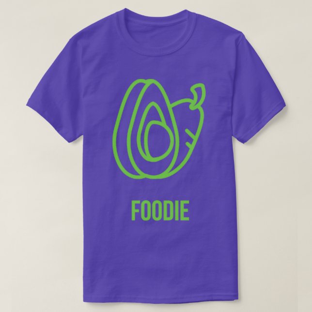 Avocado Foodie T Shirt (Design framsida)