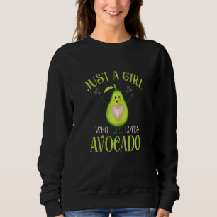 Avocado Fresh Organic är bara en flicka som Kärlek T Shirt