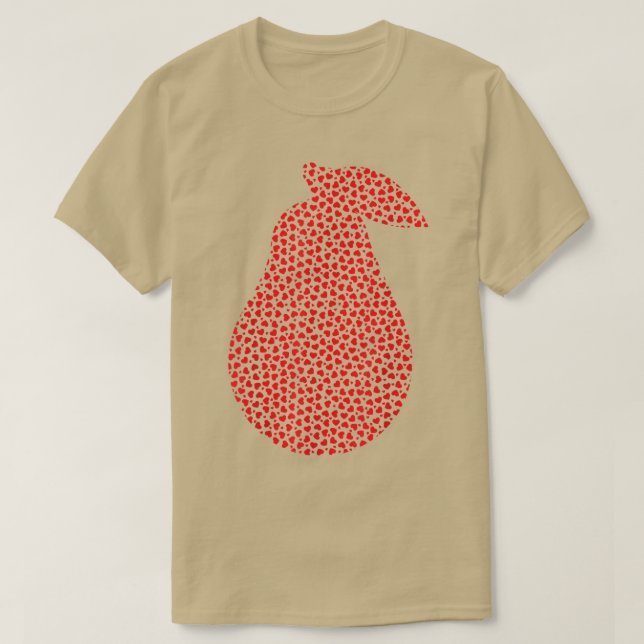 Avocado Fruit Älskare Funny Hearts Kärlek Avocado  T Shirt (Design framsida)