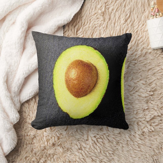 "Avocado Fruit" Cute Photo. Köp nu Kudde (Filt)
